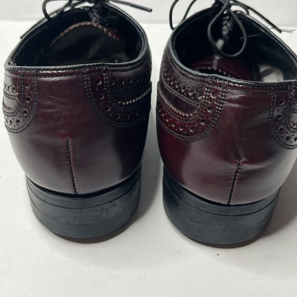The Florsheim Shoe Burgundy Leather Full Brogue Dress Shoes Mens Size 6.5 D main image 11